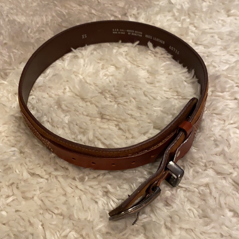 Vintage Benetton Leather Belt